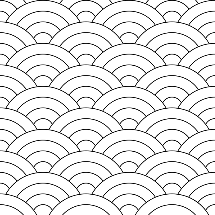 Japanese circular pattern